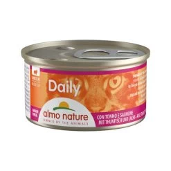 Almo Nature Daily Menu Mousse Katzenfutter - Dosen - Thunfisch Und Lachs