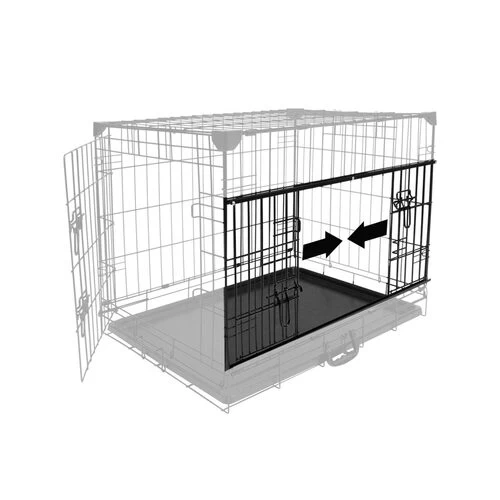 Duvo+ Hundekäfig Mit Schiebetür 5 Duvo+ Hundekäfig Mit Schiebetür – Bild 3