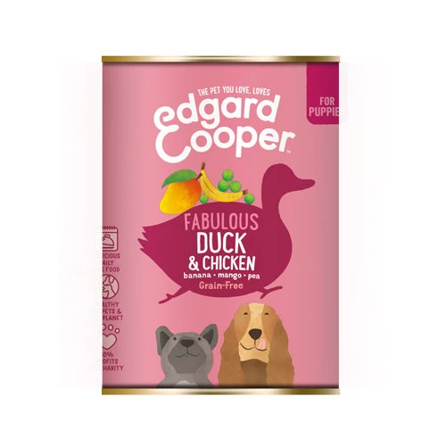 Edgard & Cooper Puppy - Ente & Huhn - Dosenfutter 3 Edgard & Cooper Puppy - Ente & Huhn - Dosenfutter