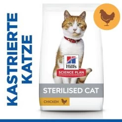 Hill's Science Plan Sterilised - Adult Cat 14 Hill's Science Plan Sterilised - Adult Cat -Haustierzubehör hills science plan feline adult sterilised chicken 218809 0500 none