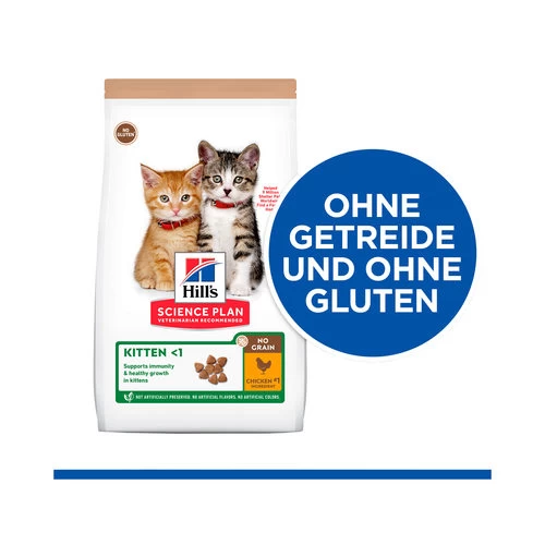 Hill's Science Plan No Grain Katzenfutter Huhn - Kitten 3 Hill's Science Plan No Grain Katzenfutter Huhn - Kitten
