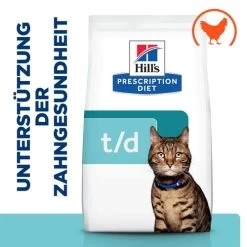 Hill's T/d - Dental Care - Prescription Diet - Feline -Haustierzubehör hills td dental care prescription diet feline 218012 0500 none