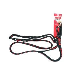 KONG Zero-Shock Leash - Schwarz -Haustierzubehör kong zero shock leash zwart 178519 0500 none
